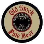 old stock pale beer circle