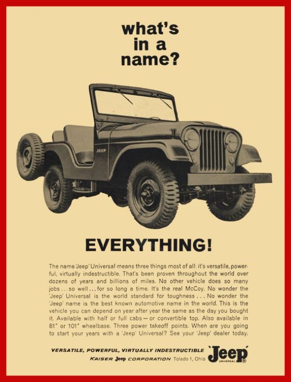 tango 1963 jeep universal red