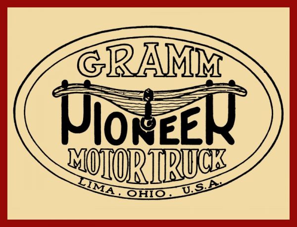 1922 gramm truck oval red