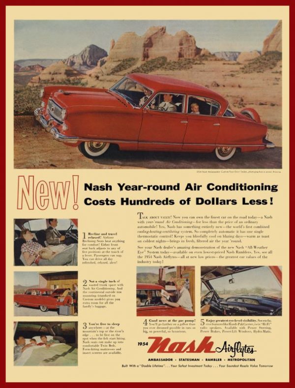 echo 1954 nash 1 red