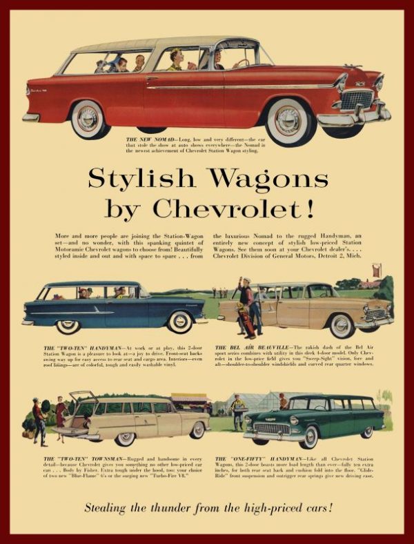 echo 1955 chevrolet 1 red