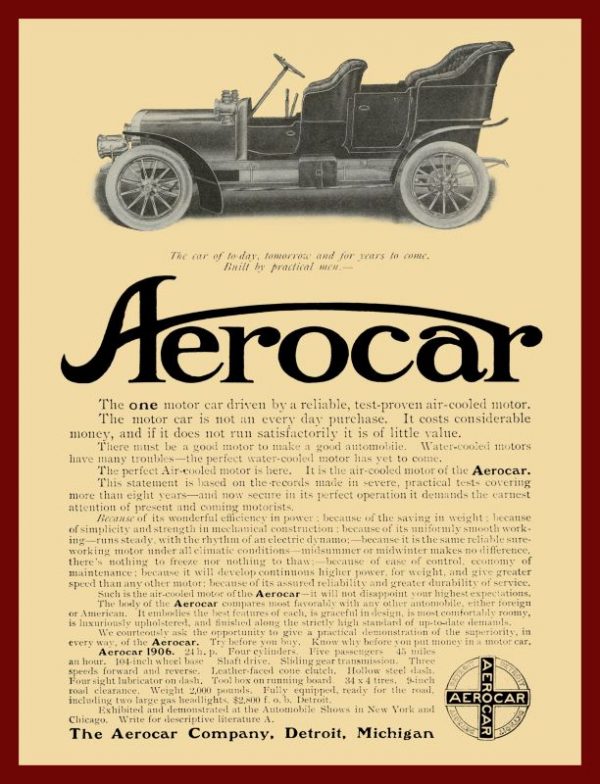 zulu 1906 aerocar red
