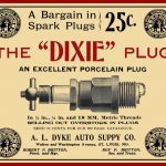 echo 1905 dixie spark plug sign red