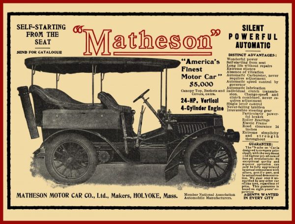 echo 1905 matheson sign red
