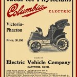 echo 1906 columbia electric sign red