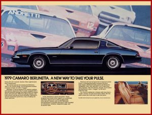 1979 Chevrolet Camaro Berlinetta Collectible Metal Sign