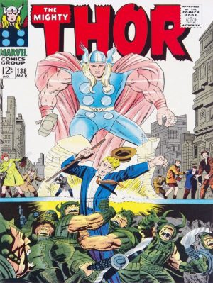 Thor 138 Comic Book Collectible Metal Sign: Thor & Don Blake - Large Size - Image 1