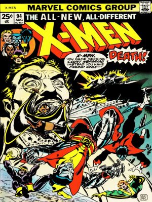 The Uncanny X-Men 94 Comic Book Collectible Metal Sign: Count Nefaria - Large Size