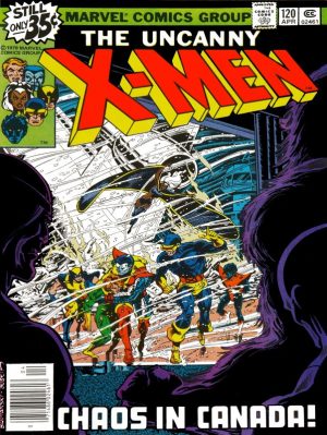 The Uncanny X-Men 120 Comic Book Collectible Metal Sign: Chaos in Canada - Large Size - Image 1
