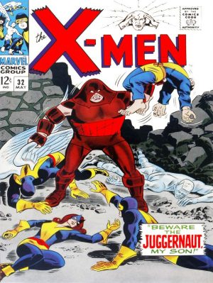 Uncanny X-Men 32 Comic Book NEW Metal Sign: Juggernaut - Large Size