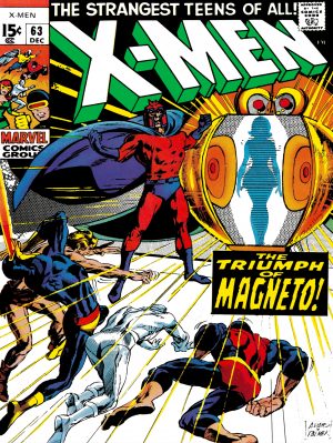 The Uncanny X-Men 63 Comic Book Collectible Metal Sign: Magneto - Large Size