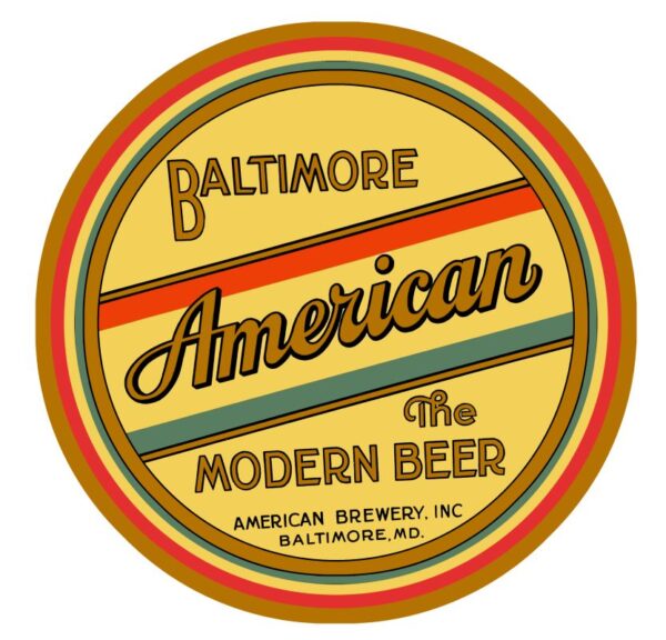 American Beer of Baltimore, Maryland Collectible NEW Metal Sign 28