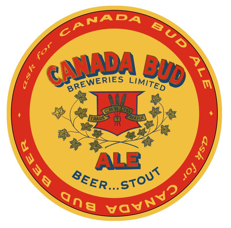 canada bud beer round