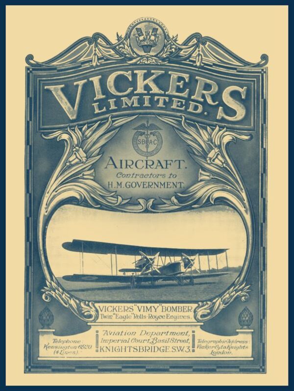 p2 1919 vickers sign