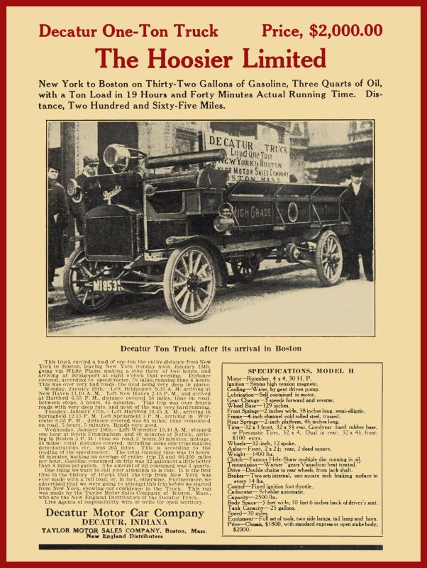 1911 decatur truck