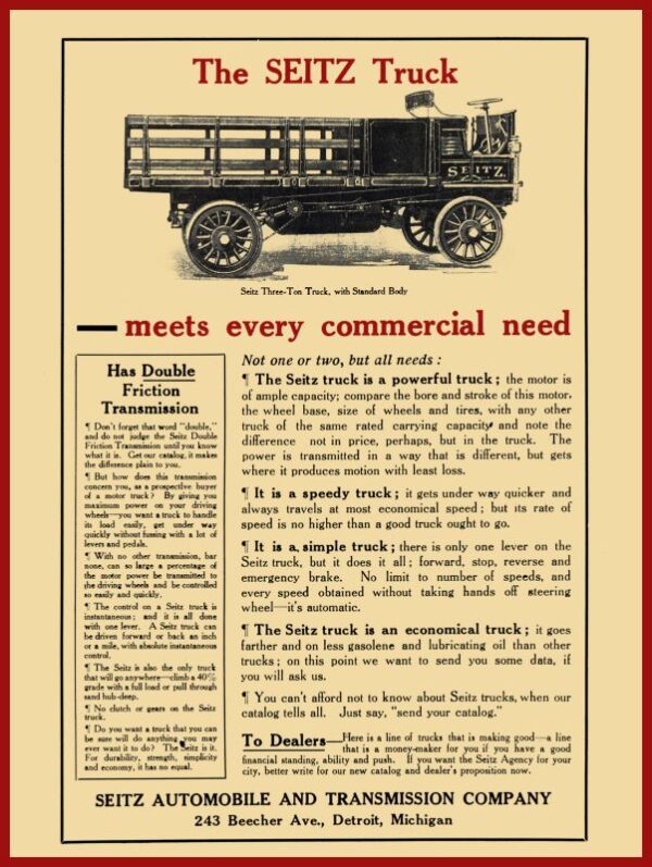 1911 seitz truck