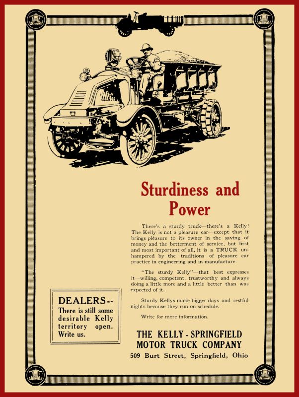 1914 kelly springfield truck