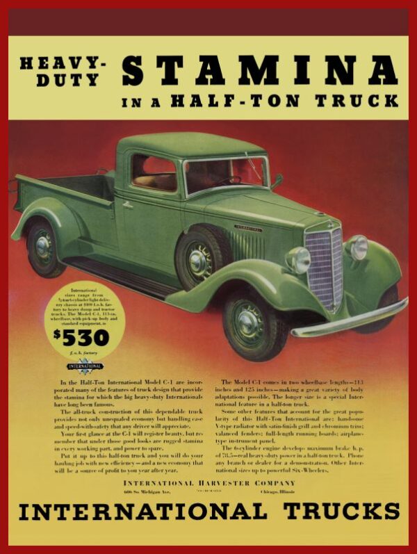 1936 ih pickup truck