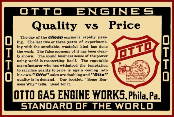 golf 1905 otto engine red