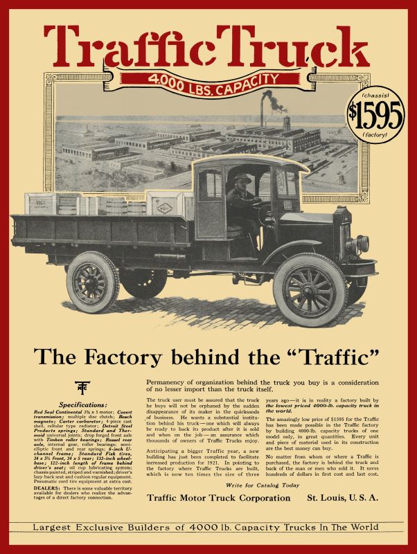 1921 Traffic Motor Trucks 2