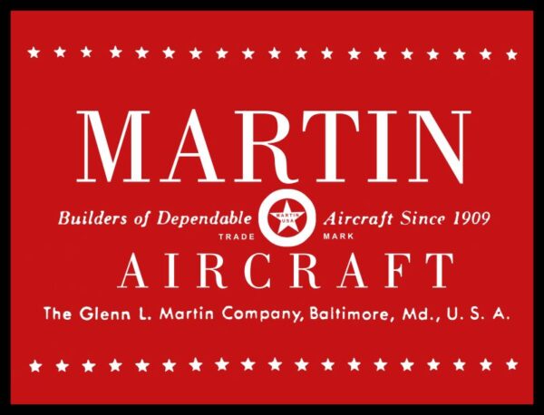 1939 martin aircraft black