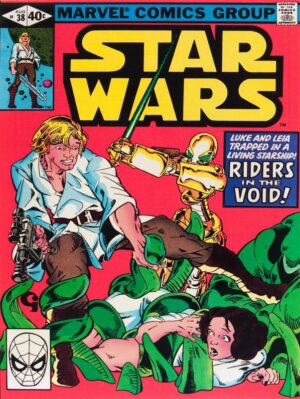 Star Wars 38 Comic Book Collectible Metal Sign: Riders in the Void – Large Size
