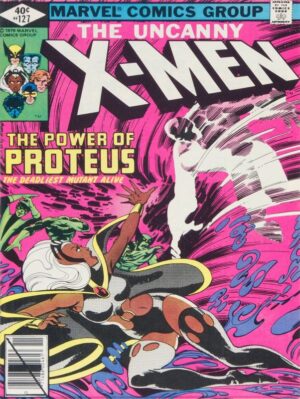 Uncanny X-Men 127 Comic Book Collectible Metal Sign:  The Power of Proteus – Large Size