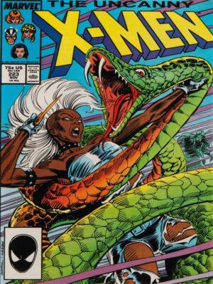 Uncanny X-Men 223 Comic Book Collectible Metal Sign: Storm Cover – Large Size