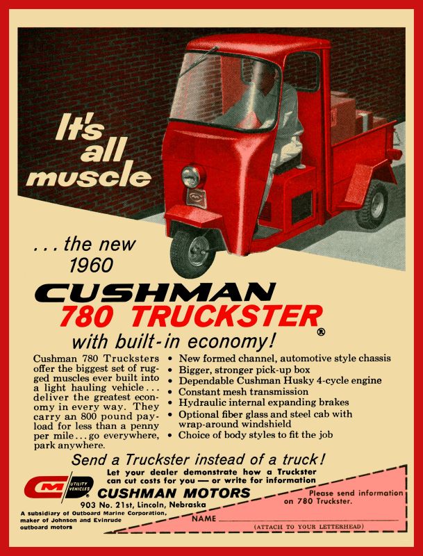 1960 Cushman 1 red