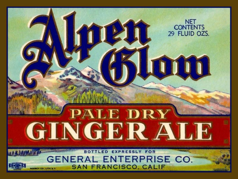 alpen glow ginger ale