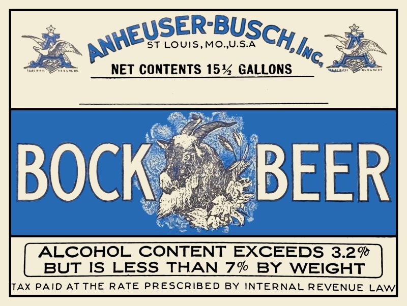 anheuser busch bock beer