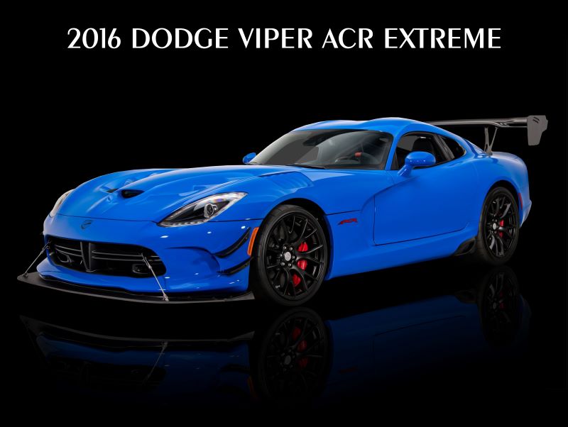 2016 DODGE VIPER ACR EXTREME side view