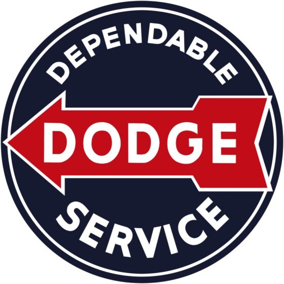 Dependable Dodge Automobile Service Collectible NEW Steel Sign 28