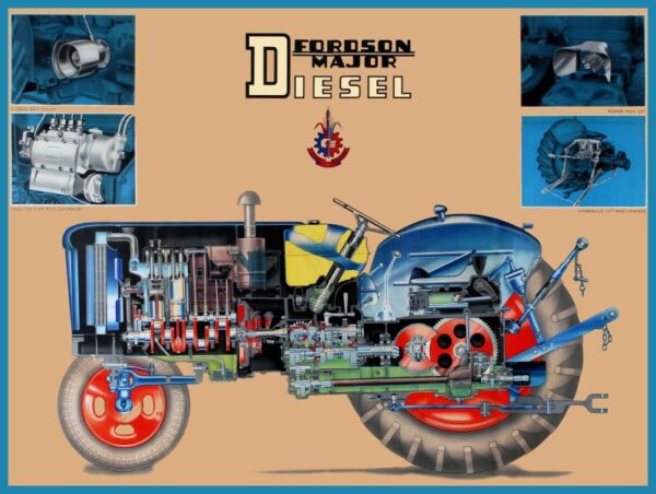 fordson major diesel cutaway