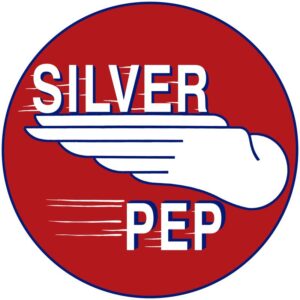 Silver Pep Gasoline Collectible NEW Steel Sign: 28" Diameter & Made in USA