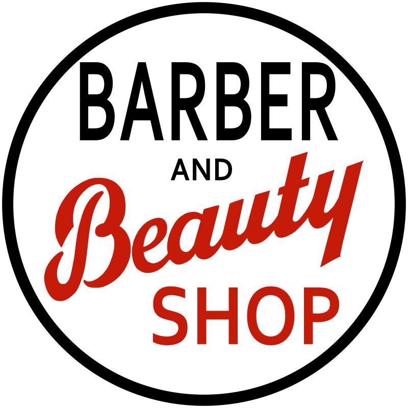 barber beauty round