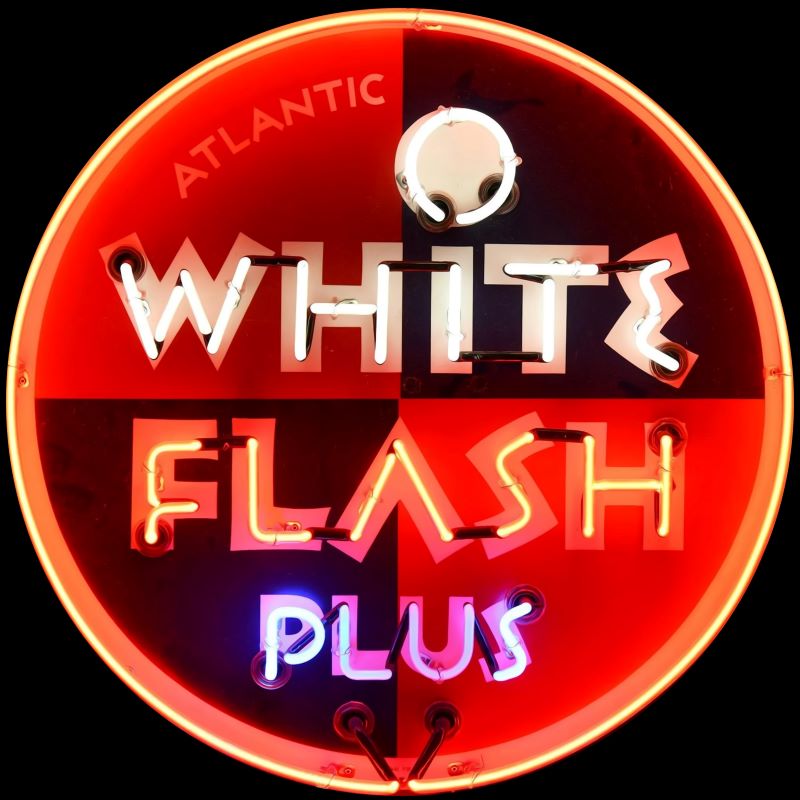 white flash neon