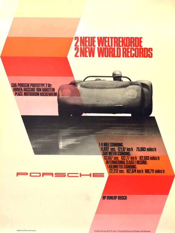 1965 porsche world record