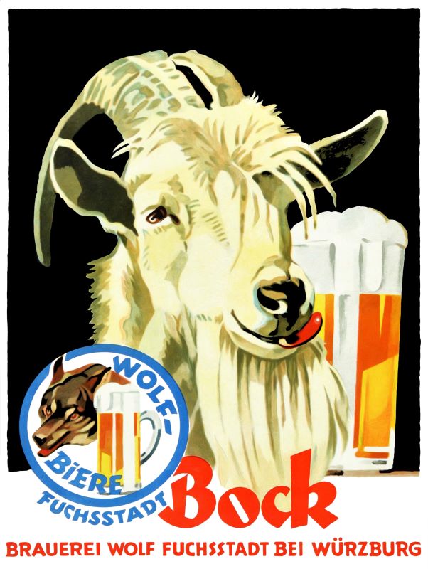 1936 wolf bock beer