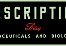 Lilly Pharmaceuticals Prescriptions, Drug Store Collectible NEW Metal Sign: 6 x 18" Free Shipping Made in USA
