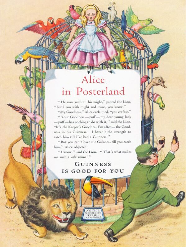 alice in posterland guinness is good for you