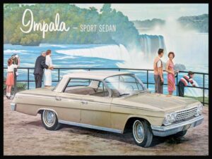 1962 Chevrolet Impala Sport Sedan NEW Metal Sign: 12 x 16" Free Shipping - Image 1